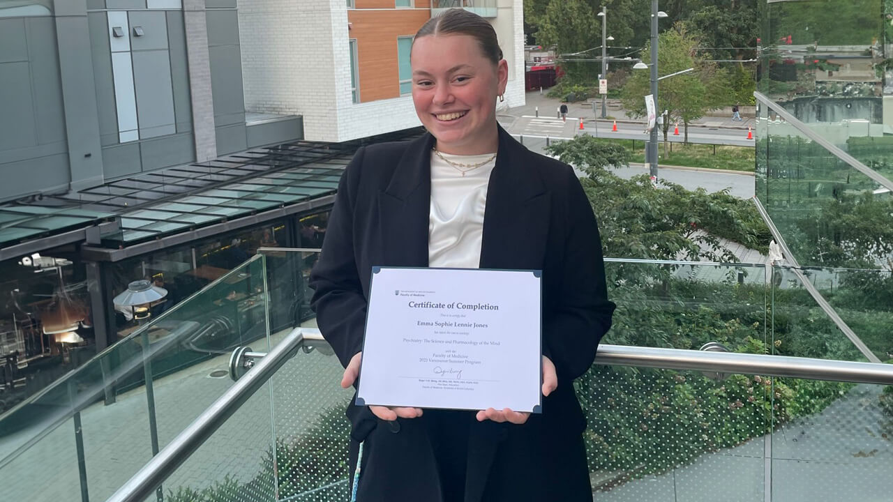 Stage en psychiatrie et en pharmacologie UBC Canada 