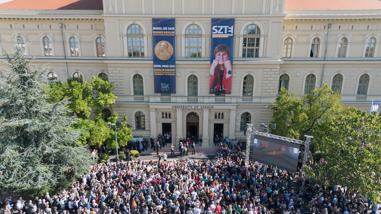 Katalin Karikó Prix Nobel de Physiologie et de Médecine en 2023 - Szeged