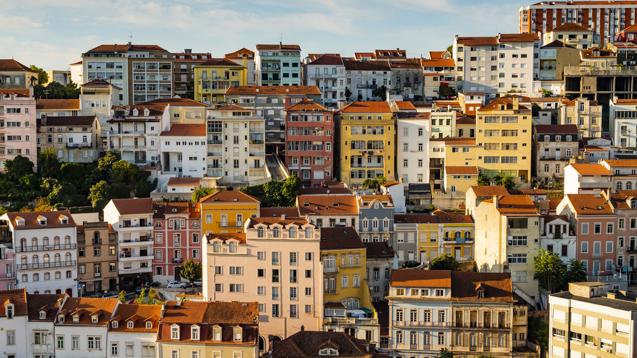 La ville de Coimbra au Portugal