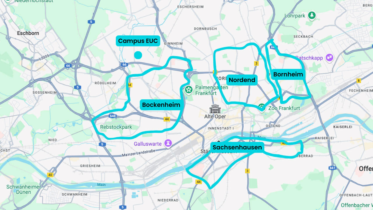 Quels quartiers choisir à Francfort ?