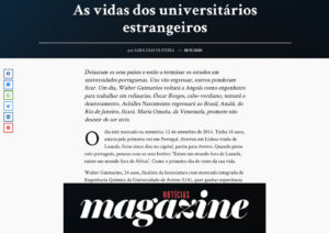 As vidas dos universitários estrangeiros