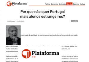 Por que não quer Portugal mais alunos estrangeiros?