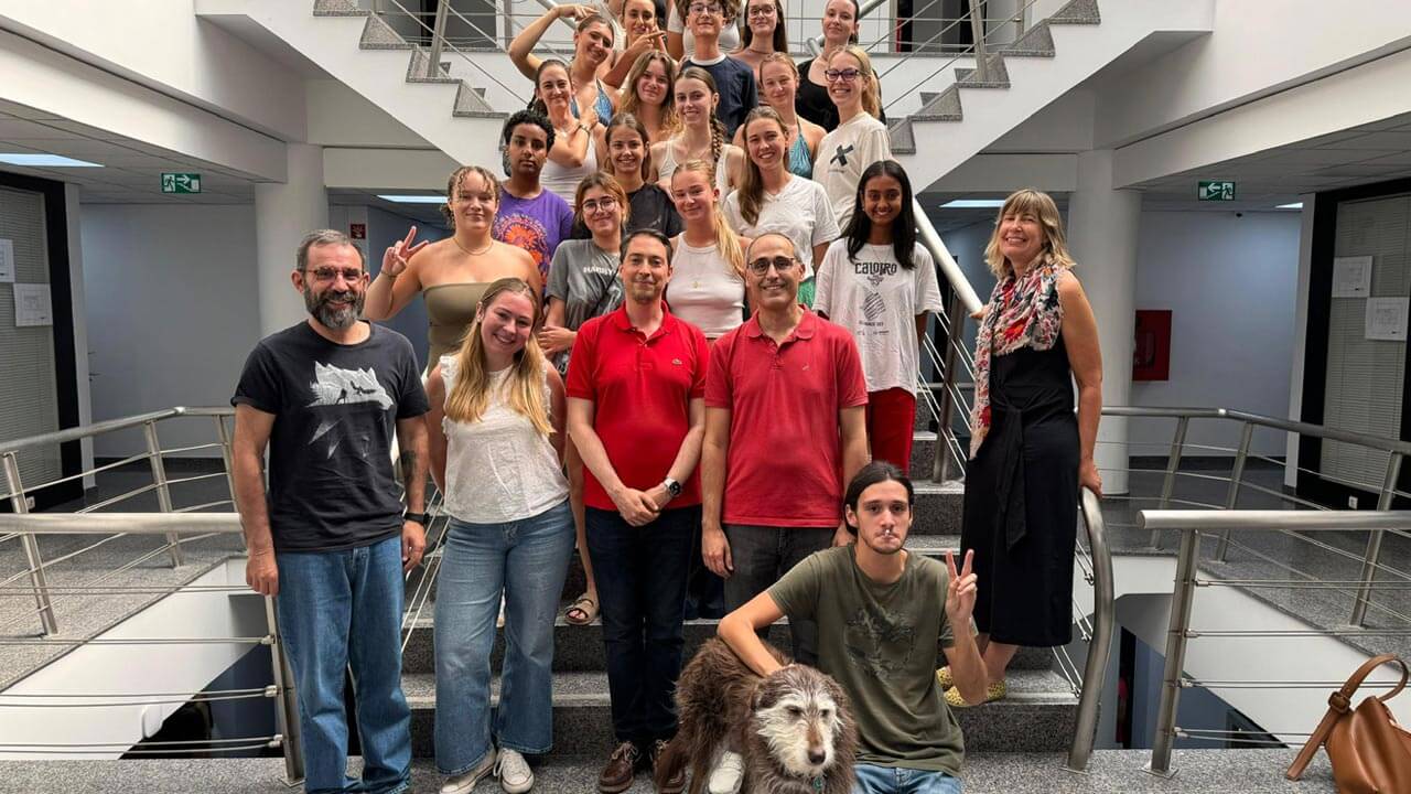 Etudiants vétérinaire au Portugal avec GEDS