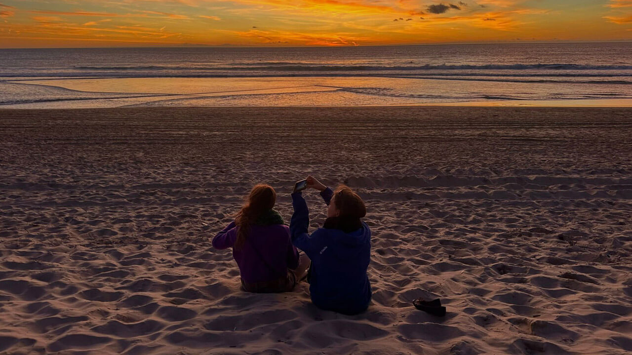 Moment de détente - étudiants Portugal Lisbonne - GEDS